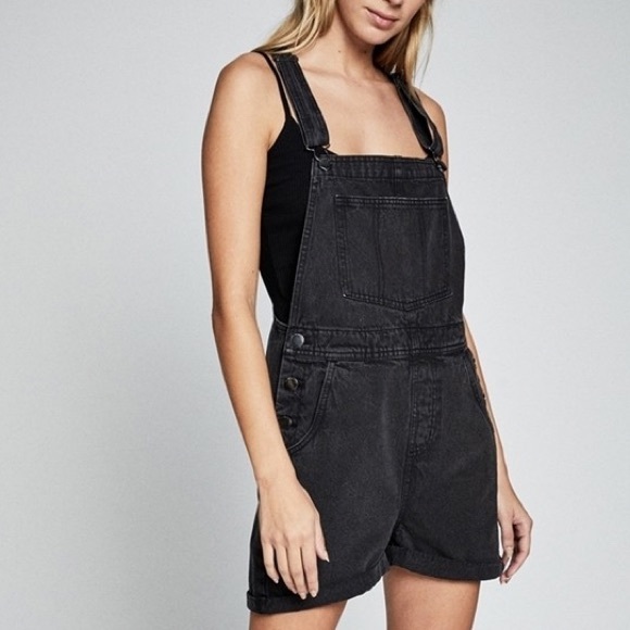 cotton on black overalls